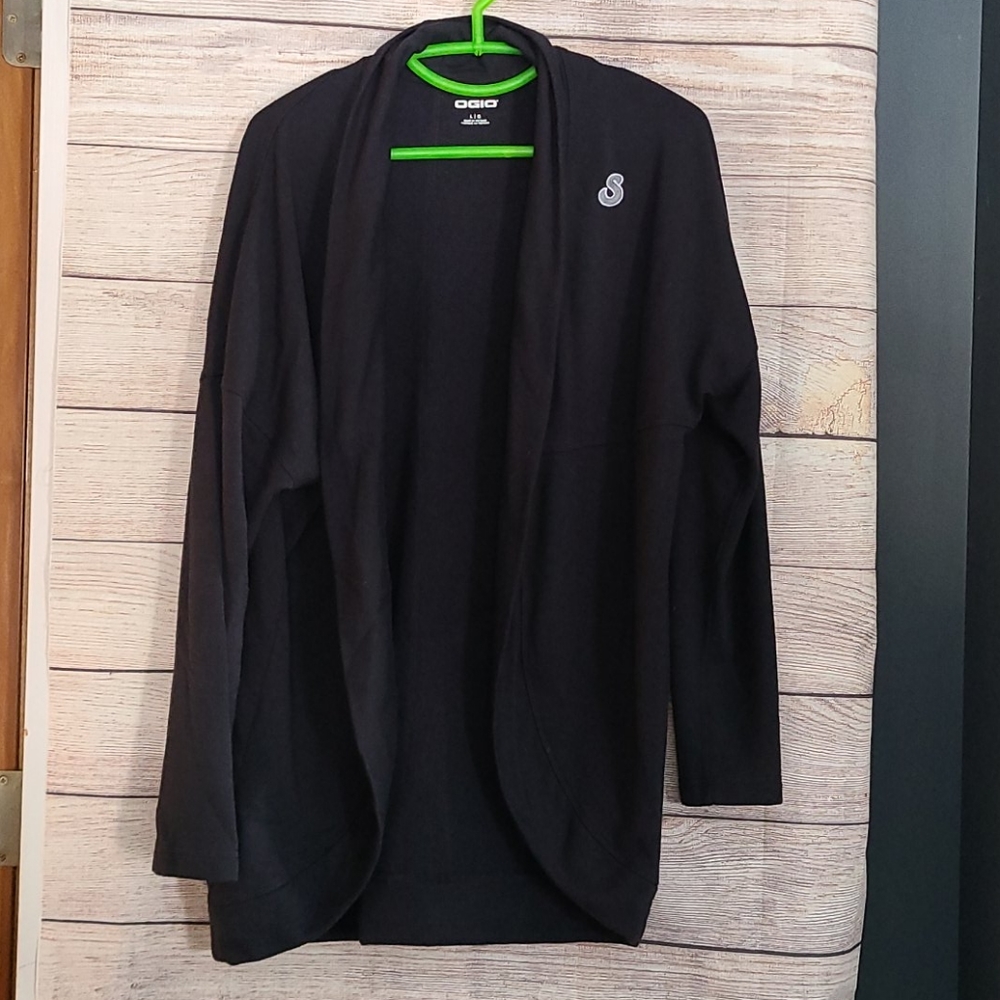 Ogio Black Cocoon Long Cardigan Large